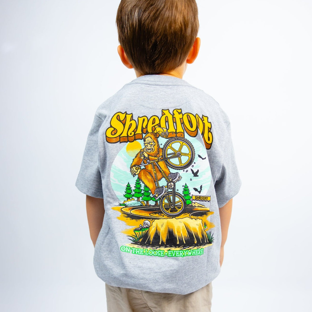 Shredfoot Shirt Heather Grey (Youth)