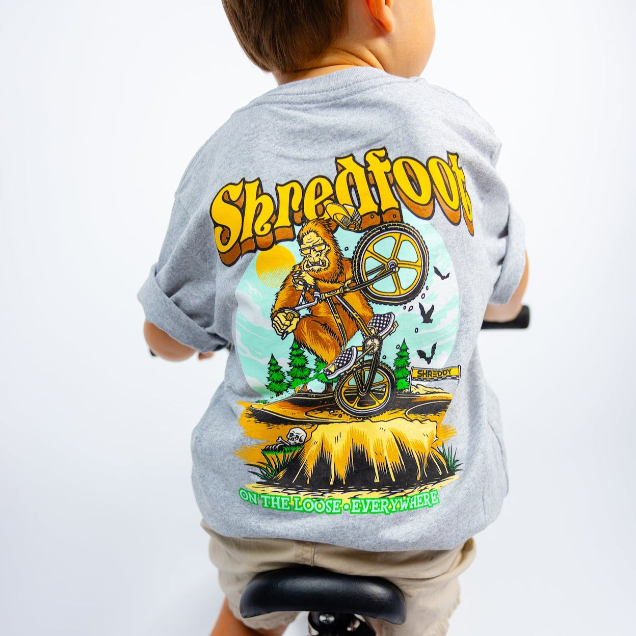 Shredfoot Shirt Heather Grey (Youth)