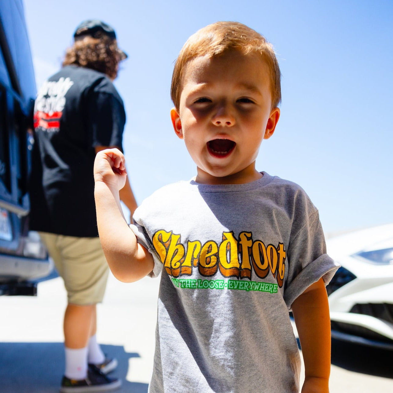 Shredfoot Shirt Heather Grey (Youth)