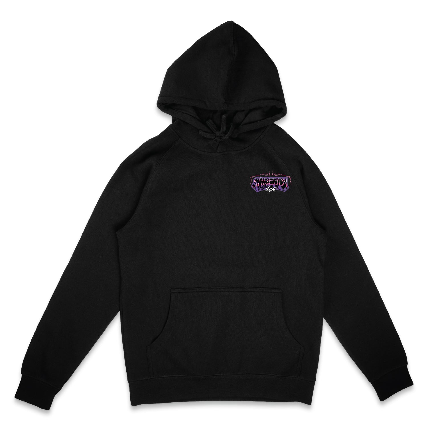 Air Brush Hoodie Black (Mens) - Shreddy