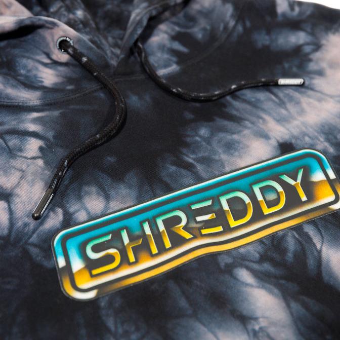 Bronco Hoodie Tie Dye Black (Mens) - Shreddy