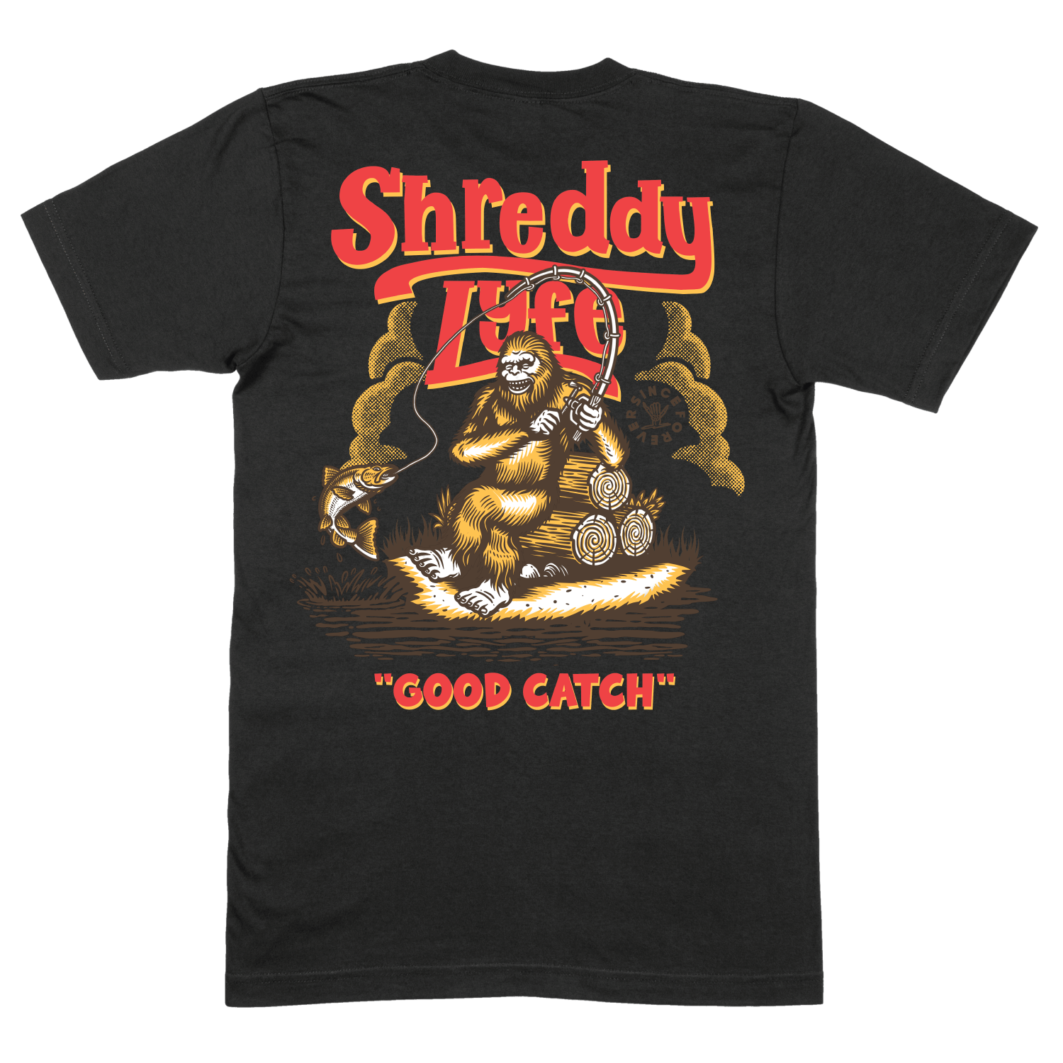 Catch Shirt Black (Youth) - Shreddy