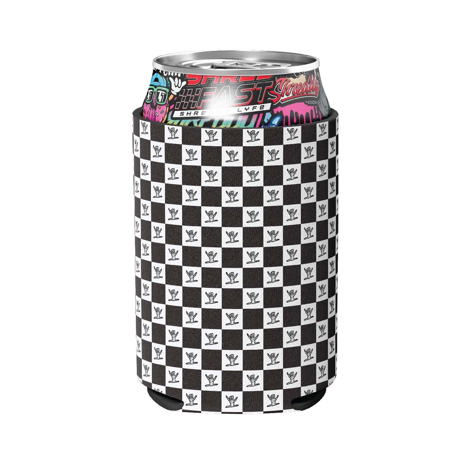 Checks Koozie Cooler (12oz) - Shreddy