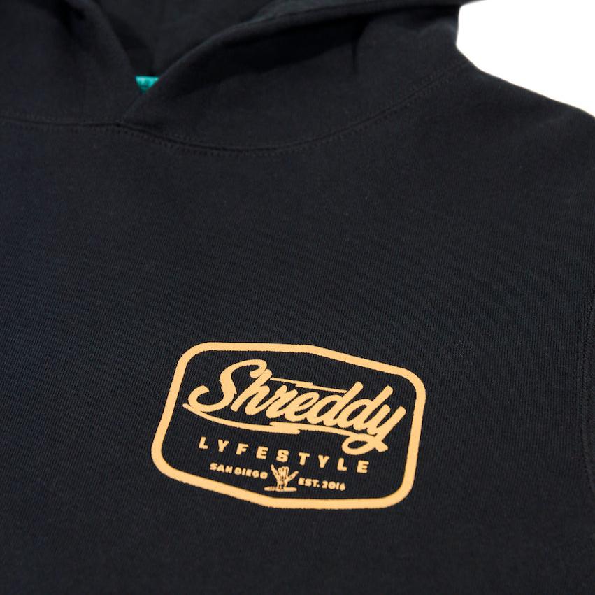 Diamond Hoodie Black (Youth) - Shreddy