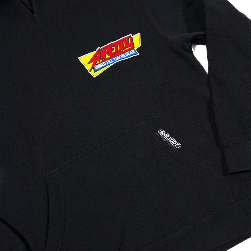 Fast Times Hoodie Black (Youth) - Shreddy