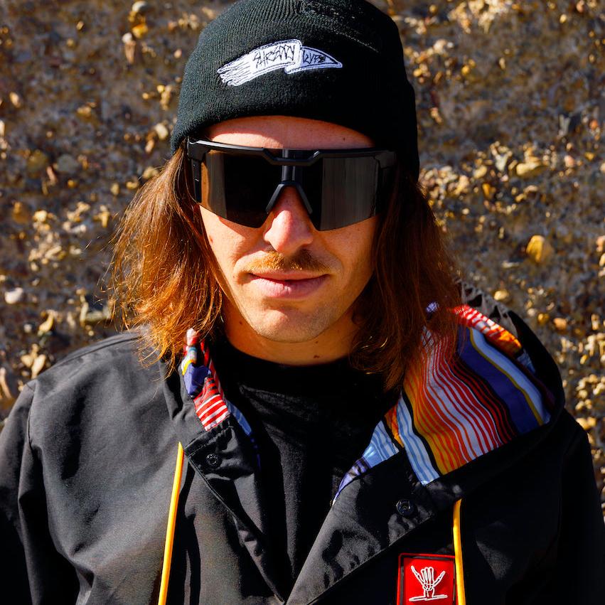 Flag Beanie (Black) - Shreddy