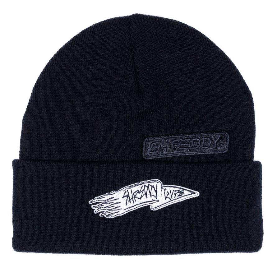 Flag Beanie (Black) - Shreddy