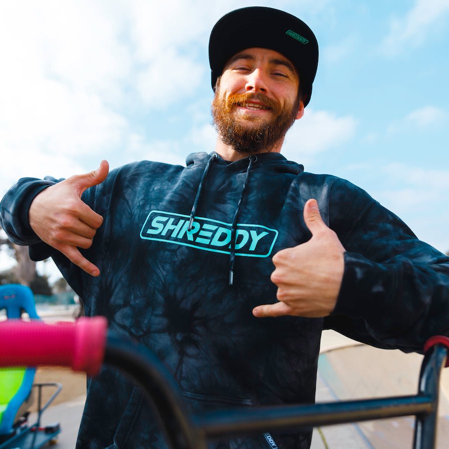 Icon Shaka Hoodie Tie Dye Black (Mens) - Shreddy