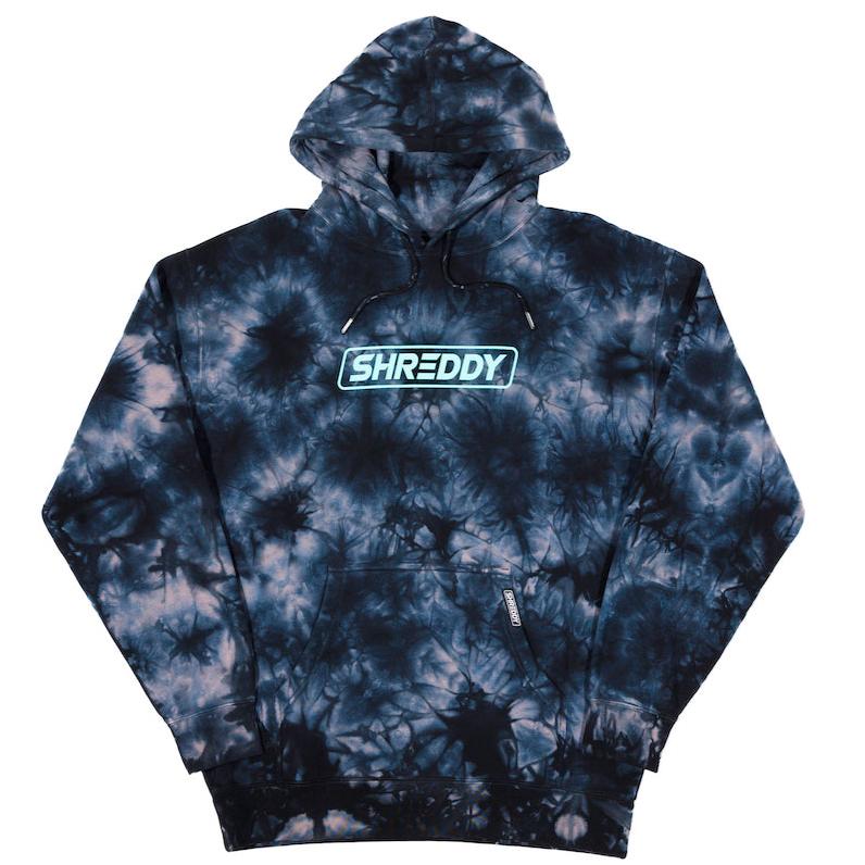 Icon Shaka Hoodie Tie Dye Black (Mens) - Shreddy