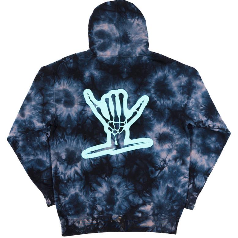 Icon Shaka Hoodie Tie Dye Black (Mens) - Shreddy