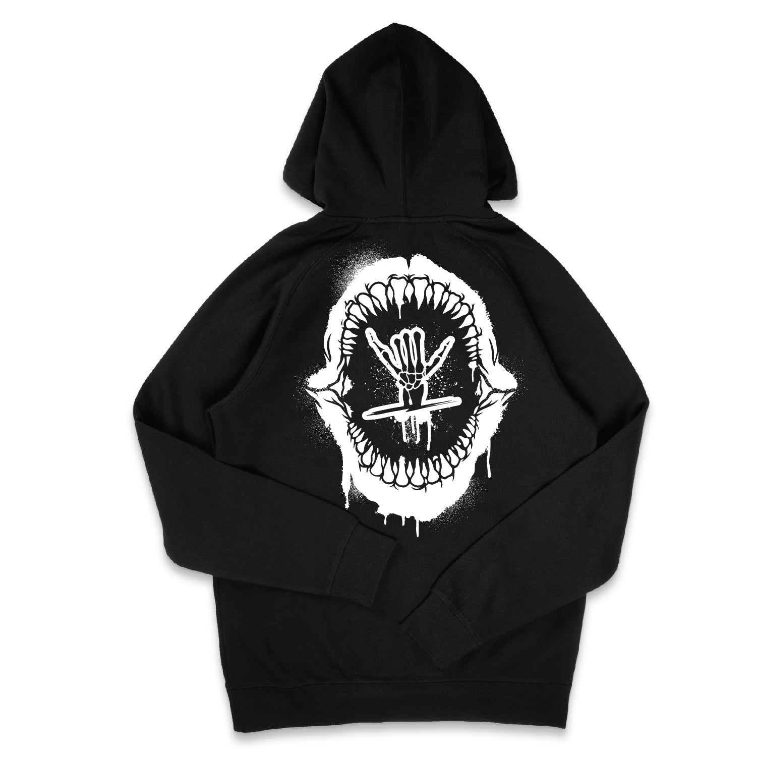 Jaws 3.0 Hoodie Black (Youth) - Shreddy