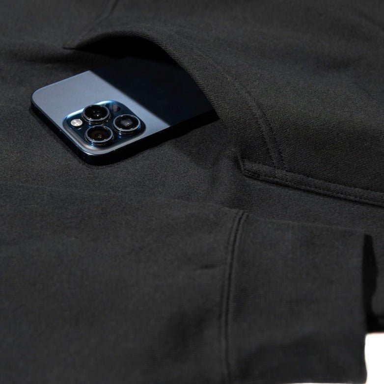 Jaws Hoodie Black (Mens) - Shreddy