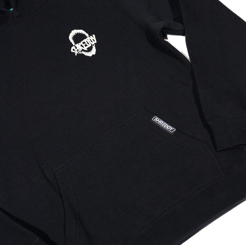 Jaws Hoodie Black (Youth) - Shreddy