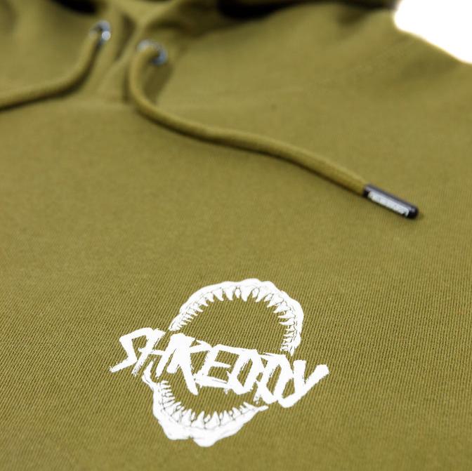 Jaws Hoodie Mil Green (Mens) - Shreddy