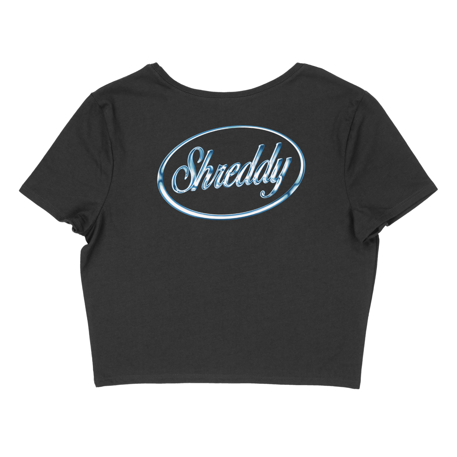 Liquid Form - Fitting Crop Tee Black (Womens) - Shreddy