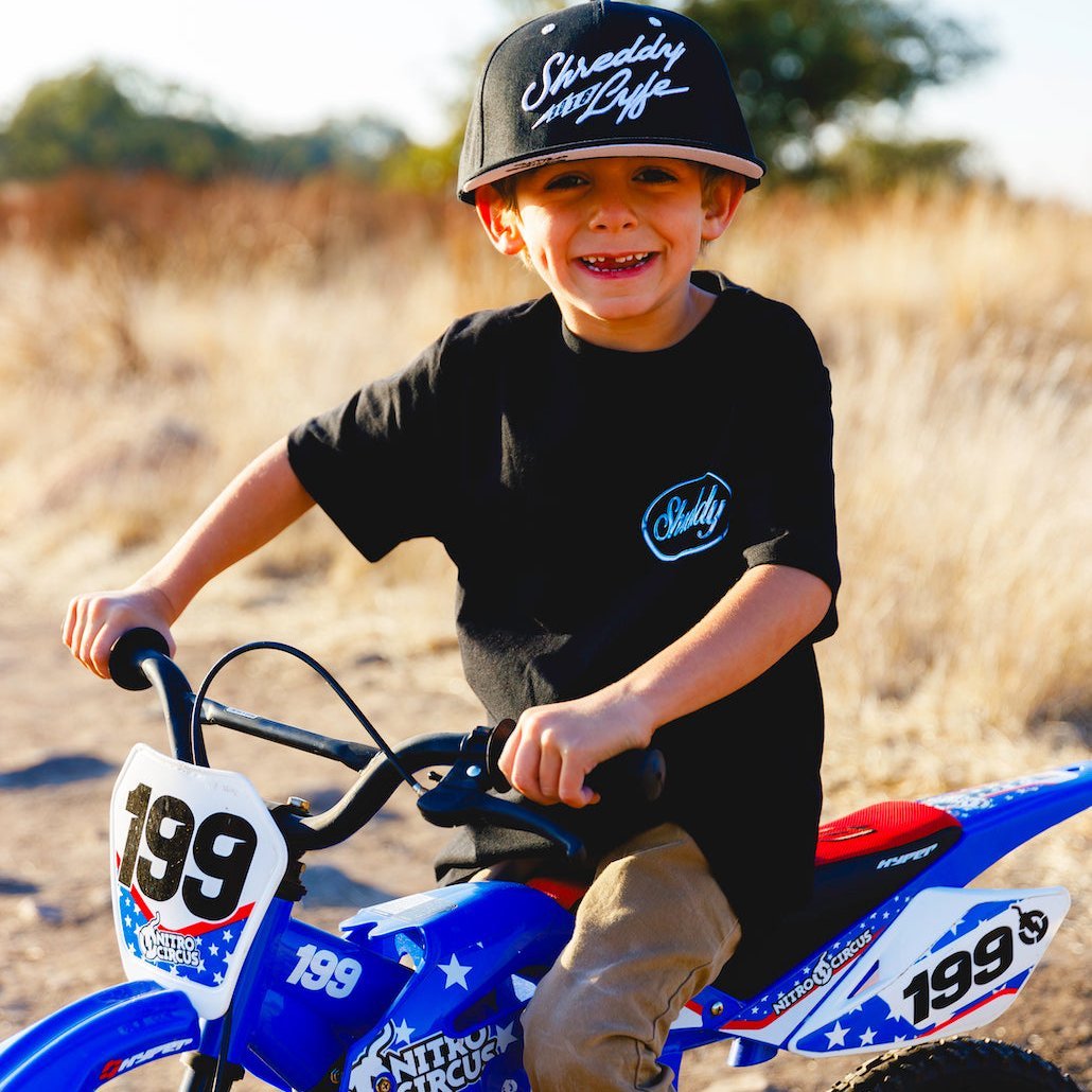 Liquid Shirt Black (Youth) - Shreddy