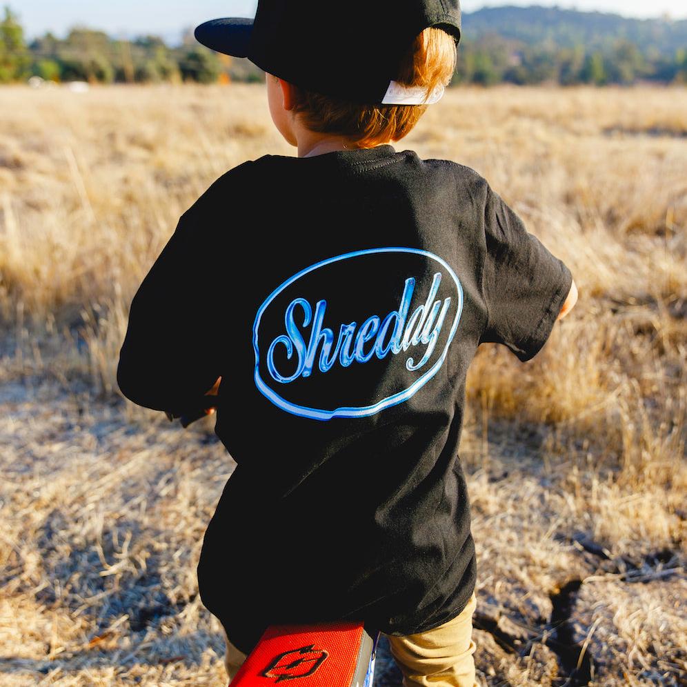 Liquid Shirt Black (Youth) - Shreddy