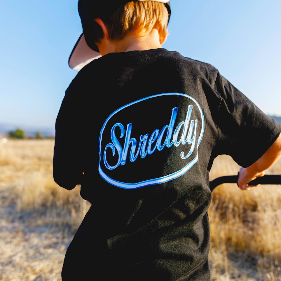 Liquid Shirt Black (Youth) - Shreddy