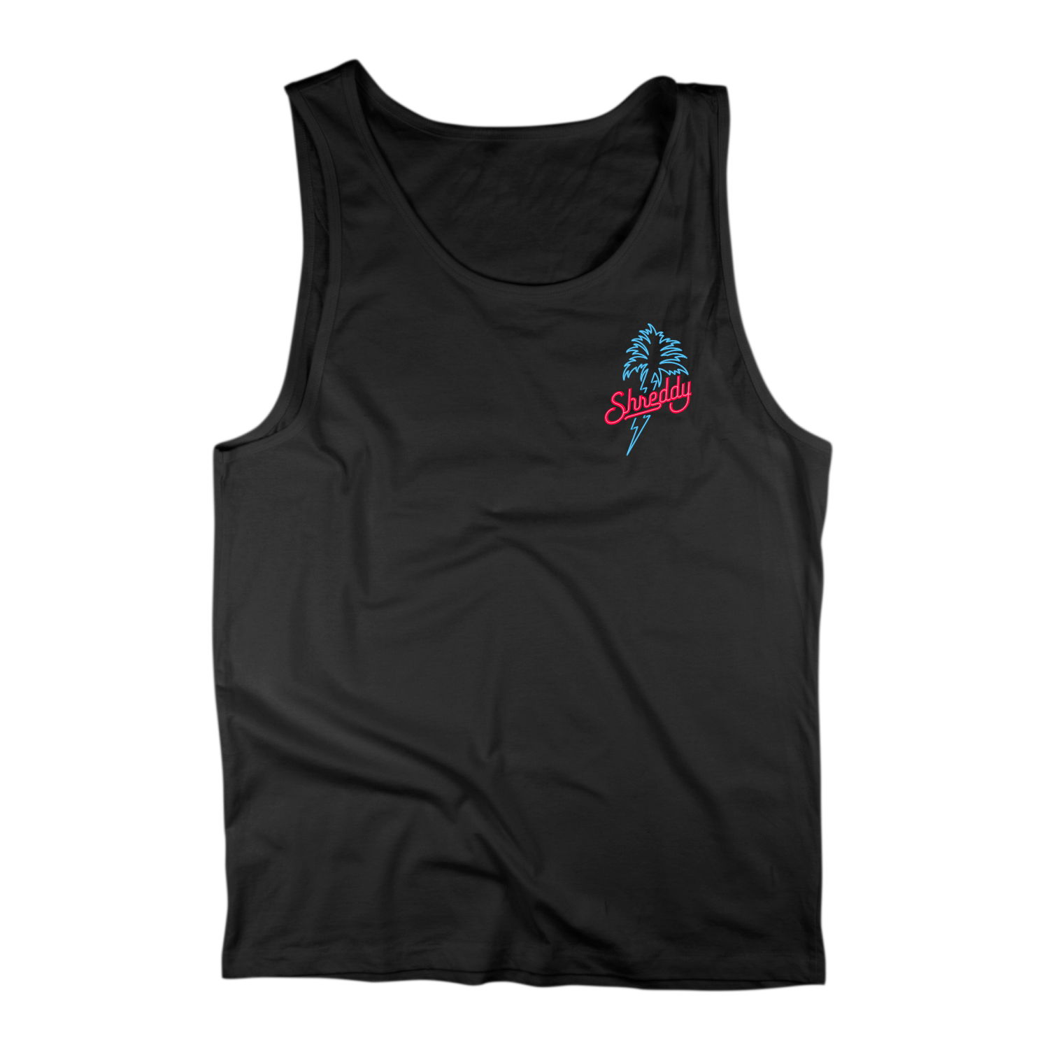Neon Palm Tank (Mens) - Shreddy