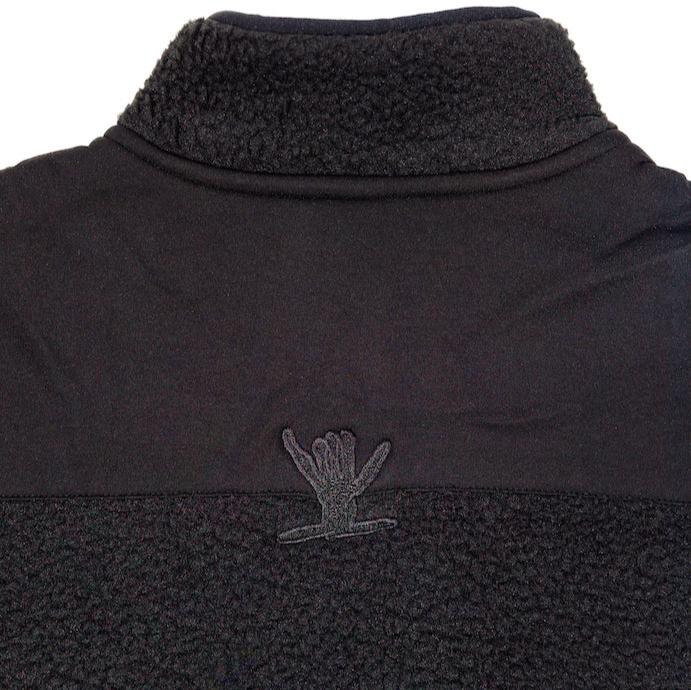 Sherpa Jacket Black/Black (Womens) - Shreddy