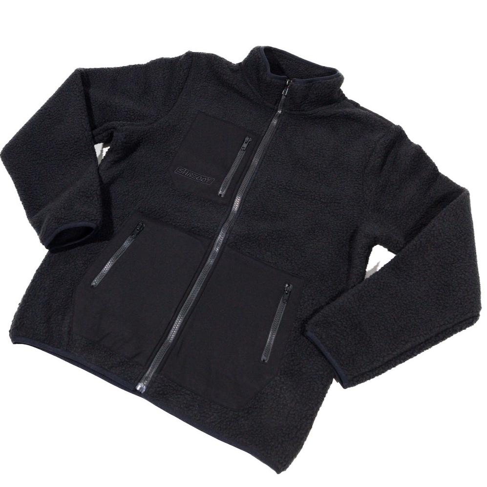 Sherpa Jacket Black/Black (Womens) - Shreddy
