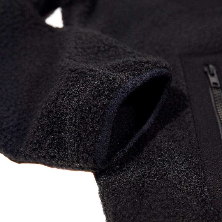 Sherpa Jacket Black/Black (Womens) - Shreddy