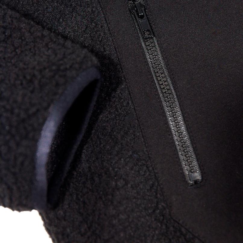 Sherpa Jacket Black/Black (Womens) - Shreddy