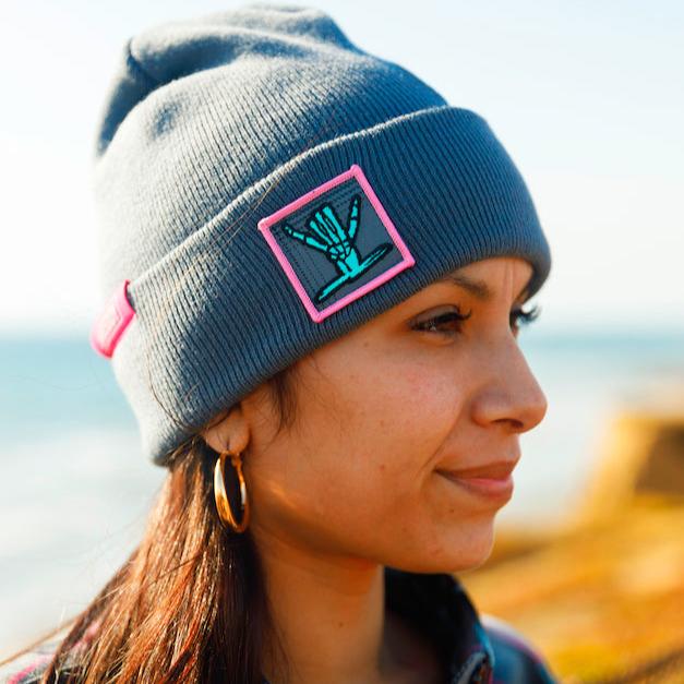 Shreddy X Dixxon V7 Beanie (Grey) - Shreddy