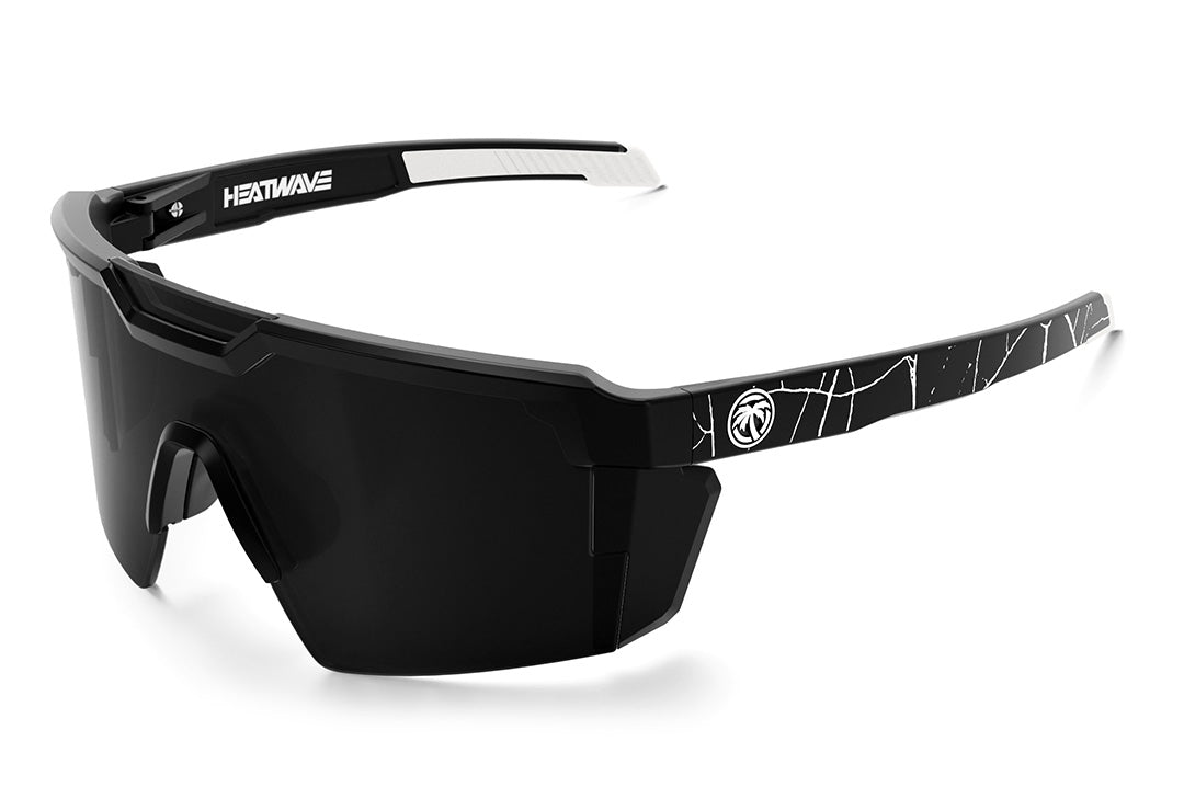 Shreddy X Heatwave Future Tech White Crack/Black Lens - Shreddy