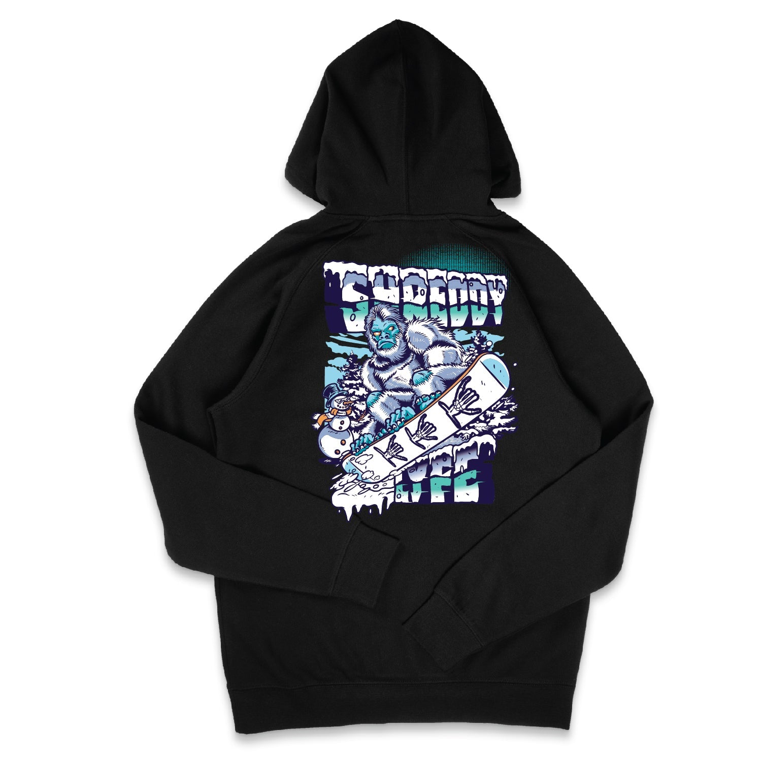 Shryeti Hoodie Black (Youth) - Shreddy
