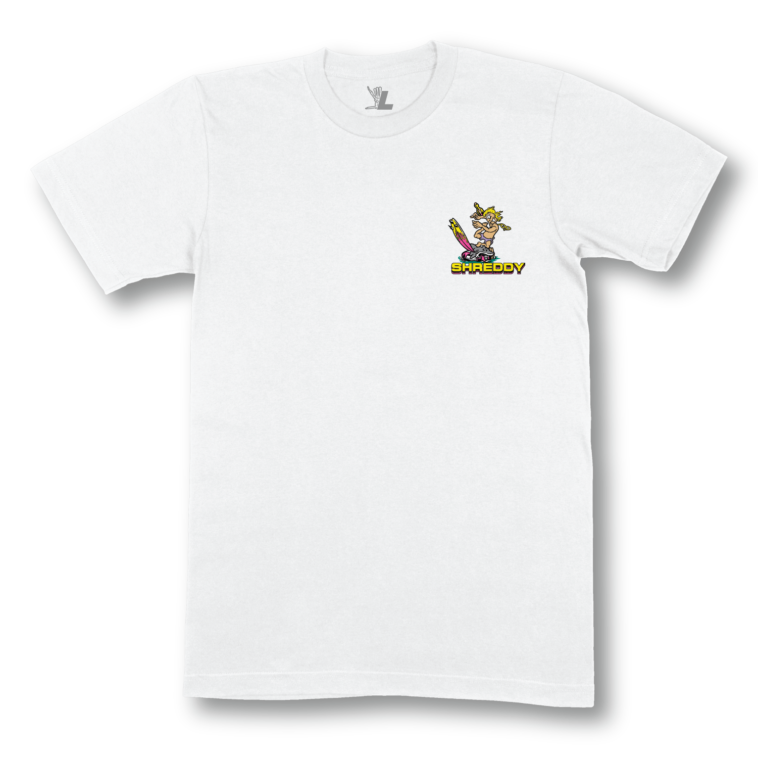 Ski Shirt White (Mens) - Shreddy