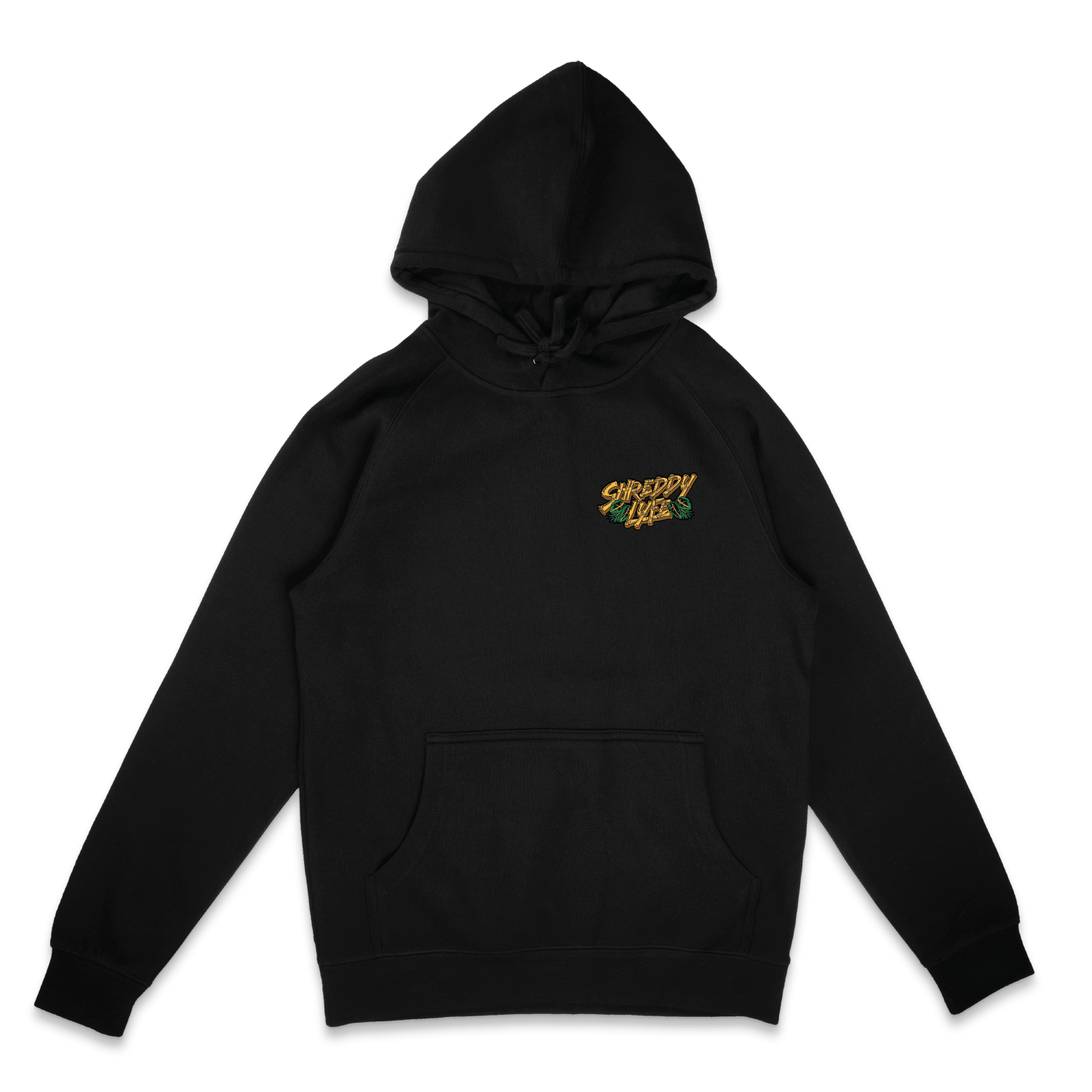 Tiki Hoodie Black (Mens) - Shreddy