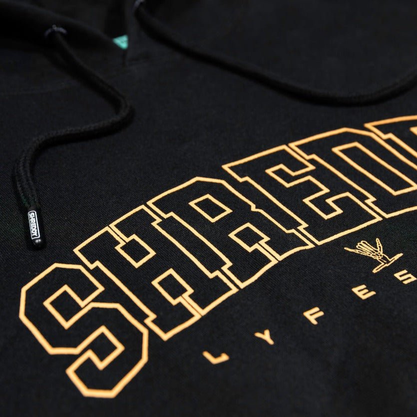 Varsity Hoodie Black (Mens) - Shreddy
