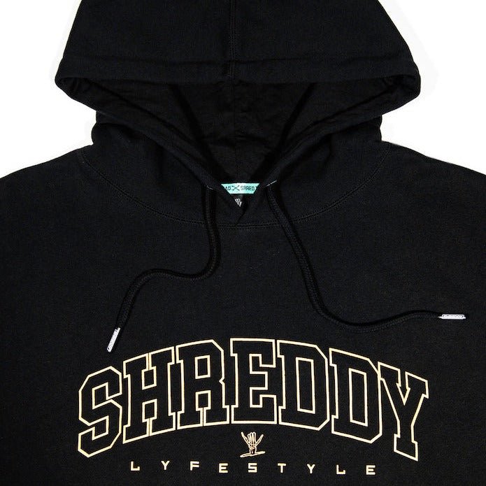 Varsity Hoodie Black (Mens) - Shreddy