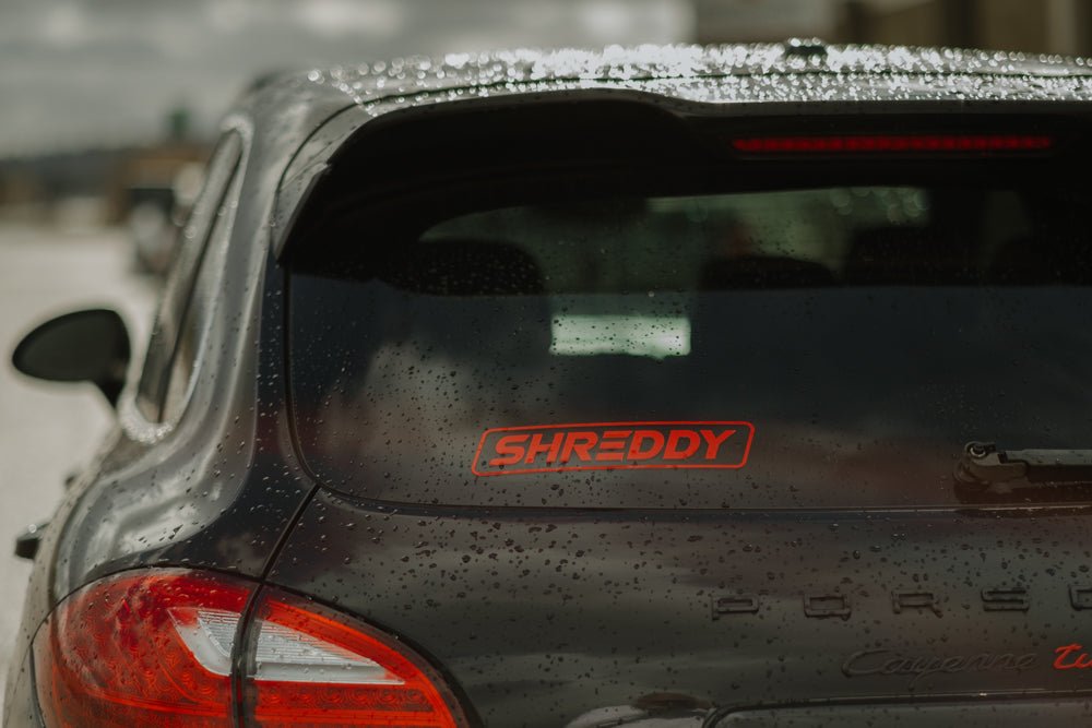 Box Logo Sticker 7'' (Available in different colors) - Shreddy