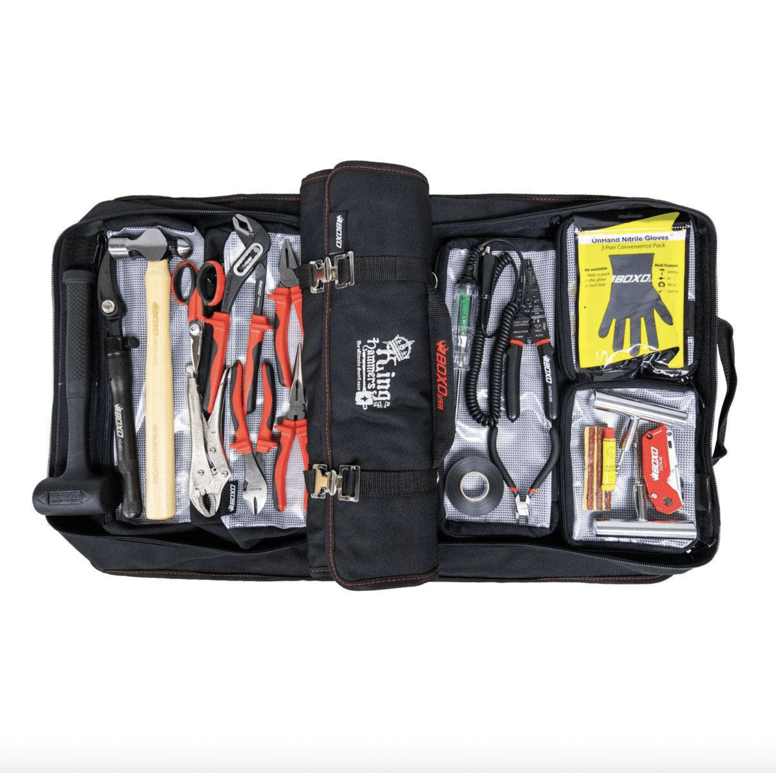 BOXO X SHREDDY KOH OFF_ROAD ROLL | 80-Piece Off-Road Tool Bag and Tool Roll - Shreddy