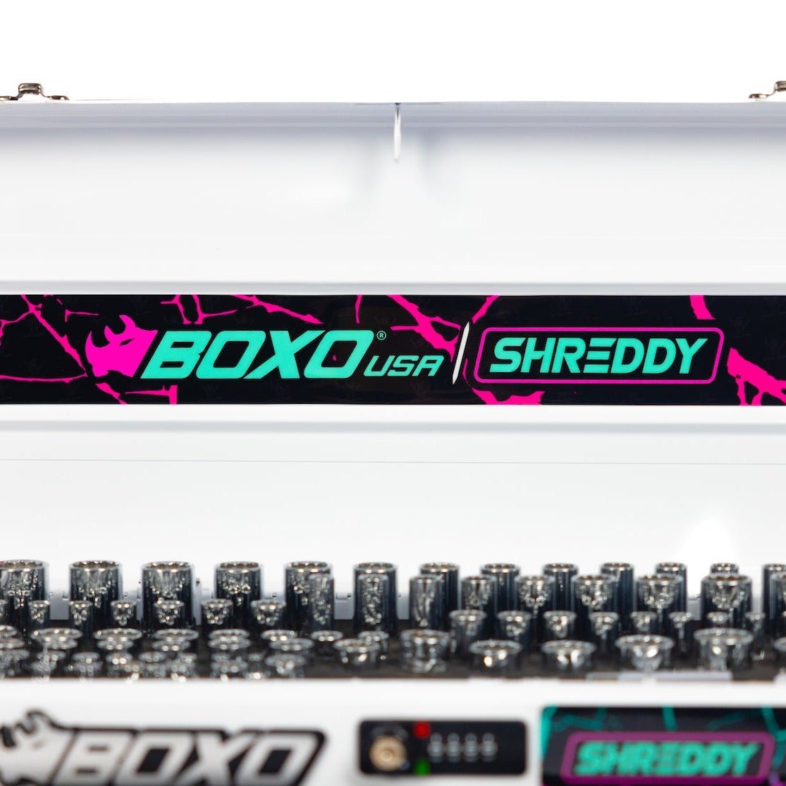 Combo Box 3-Drawers | CRACKED ShreddyBox 159-Piece Metric and SAE Toolbox - Shreddy