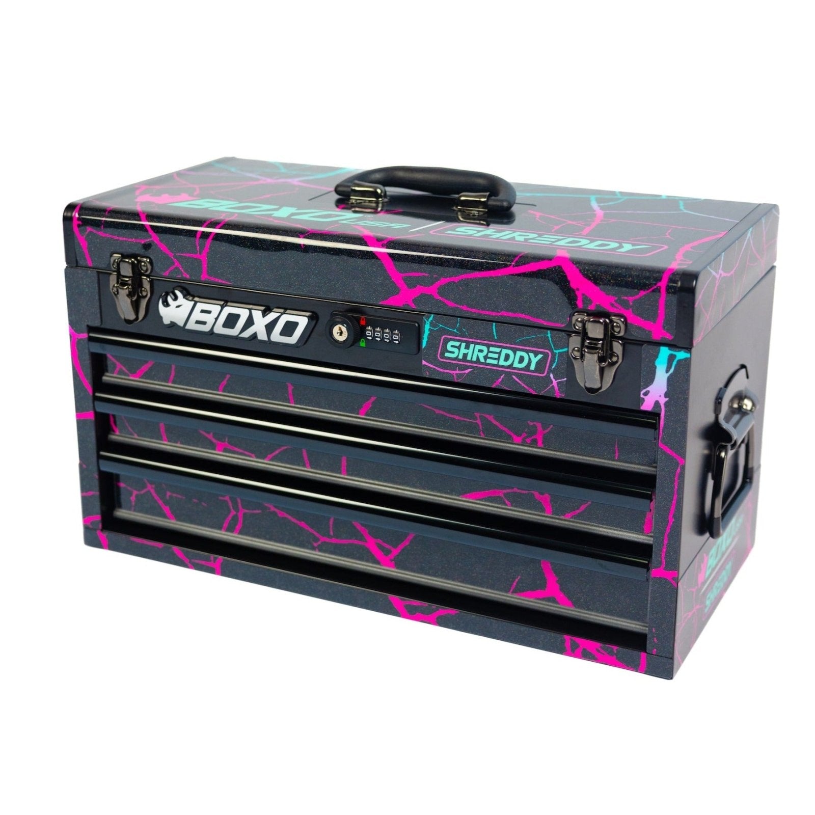 CRACKED ShreddyBox 3-Drawer Hand Carry BOX ONLY - Shreddy