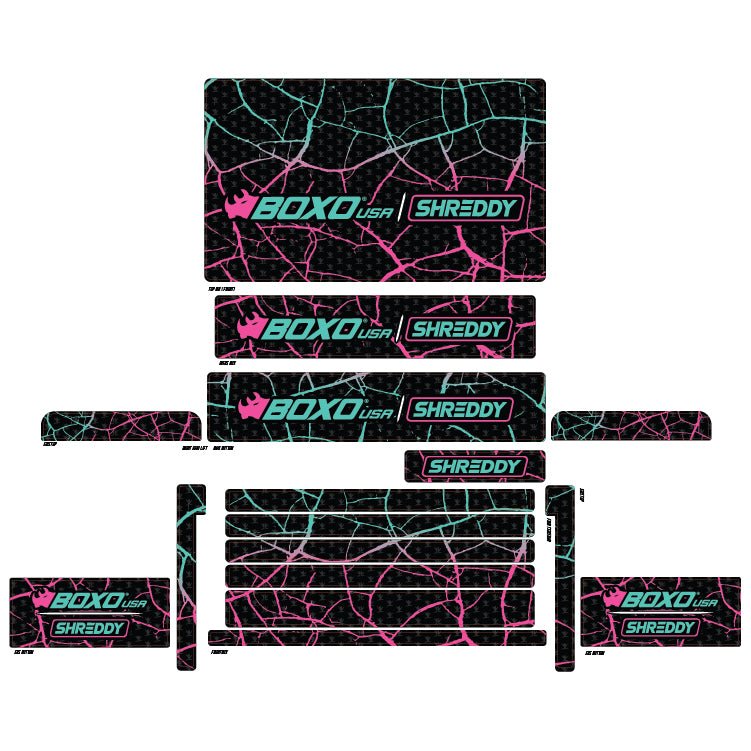 CRACKED ShreddyBox Wrap Kit ONLY - Shreddy