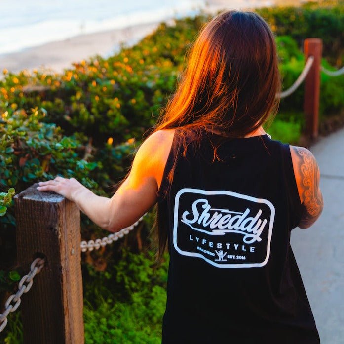 Diamond Relaxed Fine Jersey Tank (Womens) - Shreddy