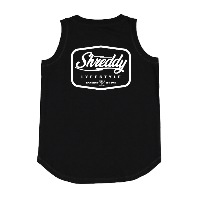 Diamond Relaxed Fine Jersey Tank (Womens) - Shreddy