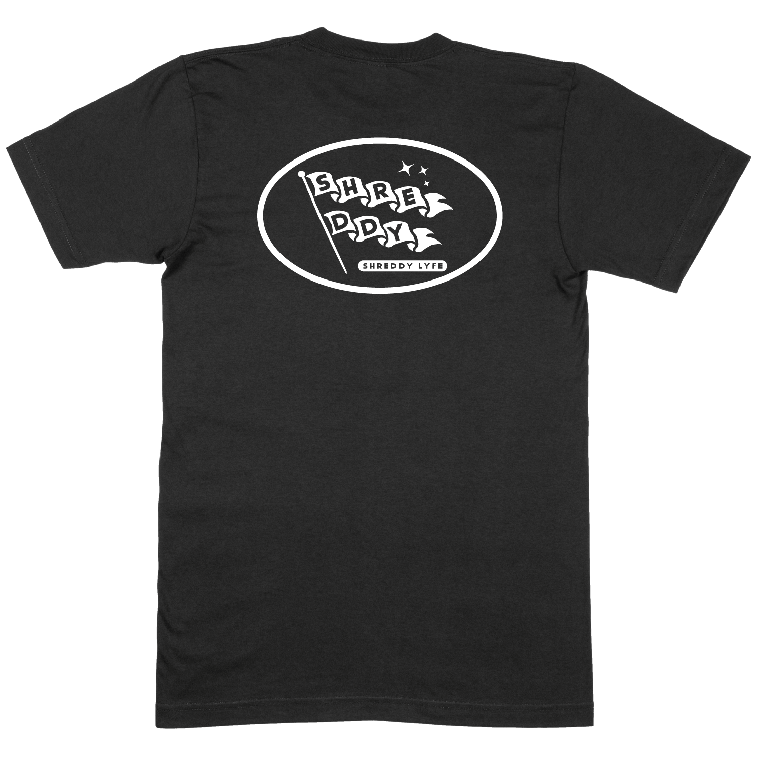 Flagpole Shirt Black (Youth) - Shreddy