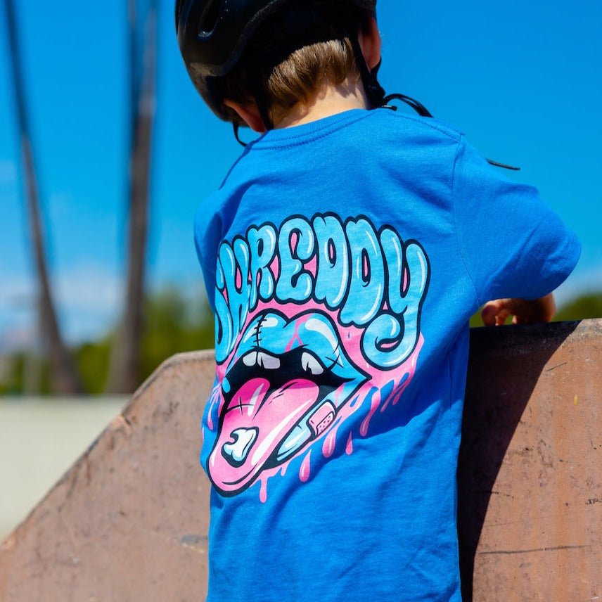 Gum Shirt Heather Blue (Youth) - Shreddy