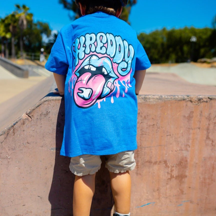 Gum Shirt Heather Blue (Youth) - Shreddy