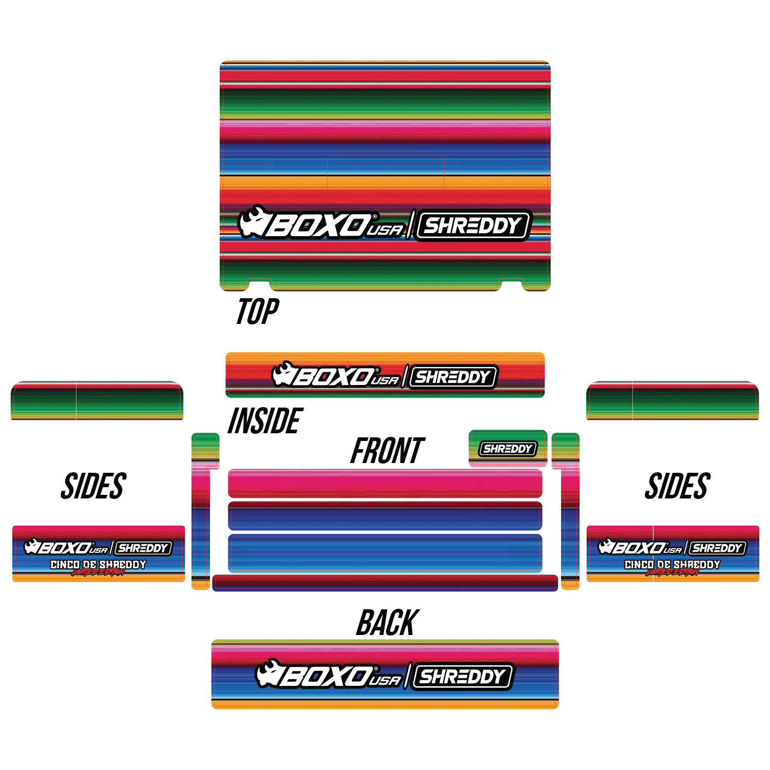 Limited Edition ShreddyBox Wrap Kit ONLY - Shreddy