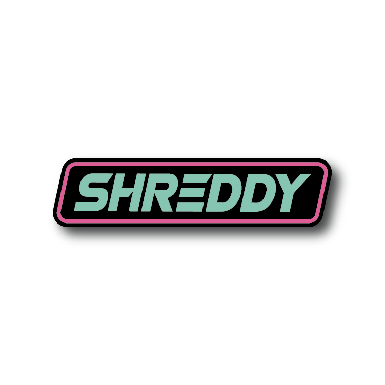 Mini Box Logo 7" Sticker - Shreddy