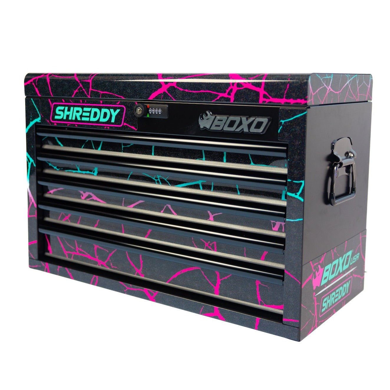 Motobox 5-Drawers | CRACKED ShreddyBox 103-Piece metric Toolbox - Shreddy