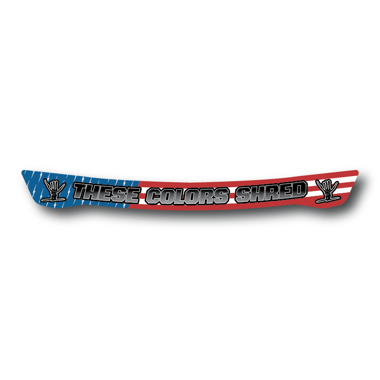 Murrica Visor Strip - Shreddy