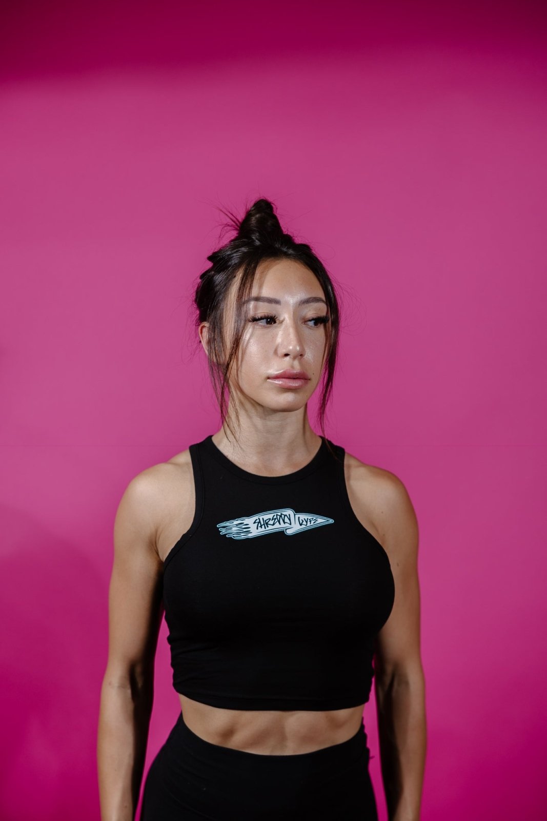 Pennant Crop Tank (Womens) - Shreddy