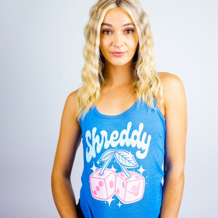Rolly Racerback Tank (Womens) - Shreddy